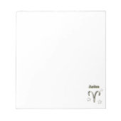 Bloc-note Symbole chrome Aries (Devant)