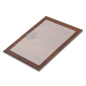 Bloc-note Symbole d'Ancre des étoiles du pavillon nautique (Incliné)