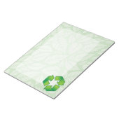 Bloc-note Symbole de recyclage (Incliné)