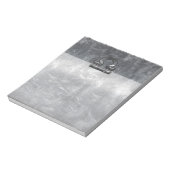 Bloc-note Symbole du Zodiaque de Libra dans le style argenté (Tourné)