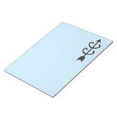 BLOC-NOTE SYMBOLE FLÈCHE VERS LE PAYS (Incliné)