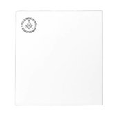 Bloc-note Symbole franc-maçonnerie (Devant)