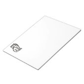 Bloc-note Symbole hibou noir (Incliné)