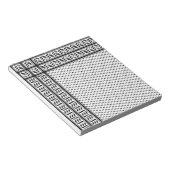 Bloc-note Symbole Keffiyeh de la Palestine Motif de résistan (Incliné)