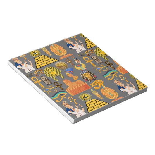Bloc-note Symbole motif Hiéroglyphe égyptien antique (Incliné)