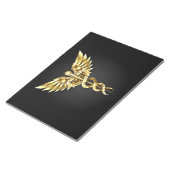 Bloc-note Symbole Polygonal Or Caduceus (Incliné)