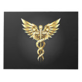Bloc-note Symbole Polygonal Or Caduceus (Devant)
