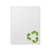 BLOC-NOTE SYMBOLE RECYCLE (Tourné)