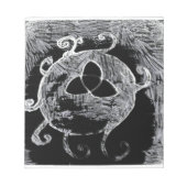 Bloc-note symbole wiccan pour les sorcières (Devant)