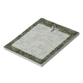 Bloc-note Symbole Zodiac Silver Aries Camo numérique vert (Tourné)