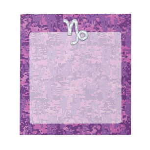 Bloc-note SYMBOLE Zodiaque Capricorne Camouflage numérique F