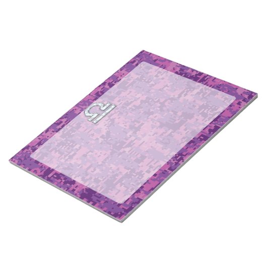 Bloc-note SYMBOLE Zodiaque Libra Camo numérique rose Fuchsia (Incliné)