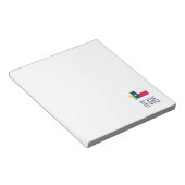 Bloc-note Symboles de Texas, Texas Flag et Yellow Rose (Incliné)