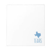 Bloc-note Symboles du Texas, Texas, bleu (Devant)