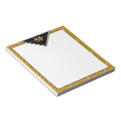 Bloc-note Symboles musicaux personnalisés (Incliné)