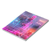 Bloc-note T-shirt art néon Abstrait (Tourné)