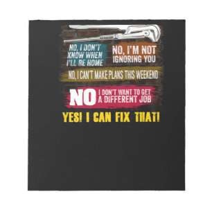 Bloc-note T-shirt cadeau Mens Millwright pour les papas