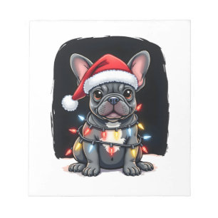 Bloc-note T-Shirt Chien Arbre de Noël Mignon Drôle Chiens Ch
