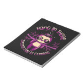 Bloc-note T-shirt classique Halloween Sloth (ver.1) (Tourné)