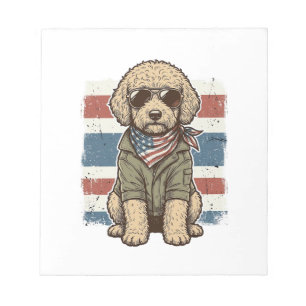 Bloc-note T-shirt de conception de gravure vintage de chien