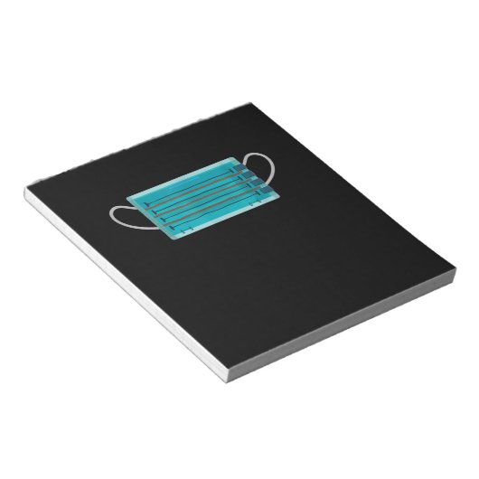 Bloc-note T-shirt de Mask Mask (Incliné)