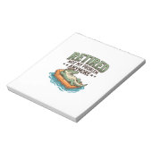Bloc-note T-shirt de vacances d'alligator retiré pas mon pro (Tourné)