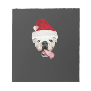 Bloc-note T-Shirt essentiel Bulldog Santa