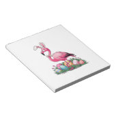 Bloc-note T-Shirt Flamant de Pâques (Incliné)