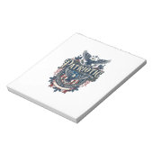 Bloc-note T-shirt graphique vectoriel de Noël patriotique (2 (Tourné)