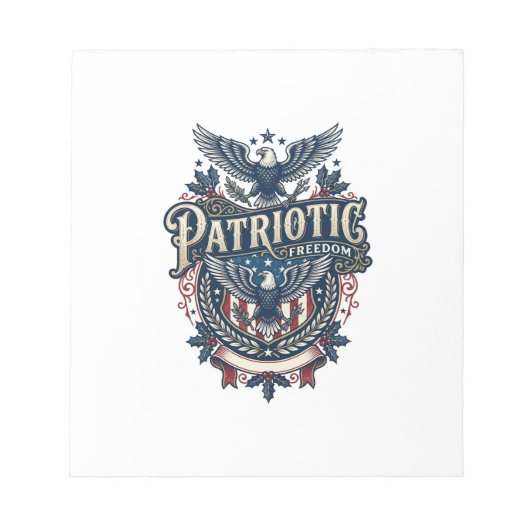 Bloc-note T-shirt graphique vectoriel de Noël patriotique (2 (Devant)