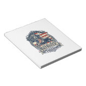Bloc-note T-shirt graphique vectoriel de teckel patriotique_ (Incliné)