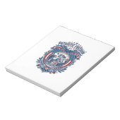 Bloc-note T-shirt graphique vectoriel pour ornithologue patr (Tourné)