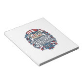 Bloc-note T-shirt graphique vectoriel pour scrapbookeur patr (Incliné)