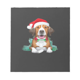 Bloc-note T-Shirt oversize chien de Noël drôle