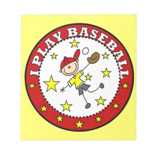Bloc-note T-shirts et Cadeaux Boy I Play Baseball