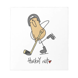 Bloc-note T-shirts et Cadeaux de Hockey Nut