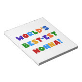 Bloc-note T-shirts et cadeaux de la Meilleure Vierge aux cou (Incliné)