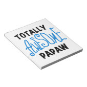 Bloc-note T-shirts et cadeaux Papaw absolument géniaux (Incliné)