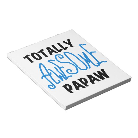 Bloc-note T-shirts et cadeaux Papaw absolument géniaux (Incliné)