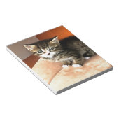 Bloc-note Tabby Cat Kitten Portrait pour animaux (Incliné)