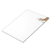 Bloc-note Tabby orange et blanc (Incliné)