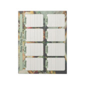 Bloc-note Table de Dîner de vacances Planificateur hebdomada (Tourné)