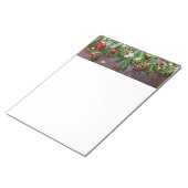 Bloc-note Table de Noël rustique avec pin et neige (Incliné)