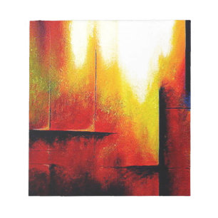Bloc-note Tableau Abstrait de Hizli