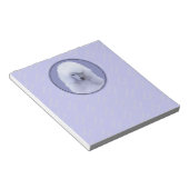 Bloc-note Tableau blanc standard de caniche - Art original d (Incliné)