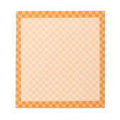 Bloc-note Tableau de bord classique orange (Devant)