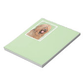 Bloc-note Tableau de bord - Joli art original chien (Tourné)