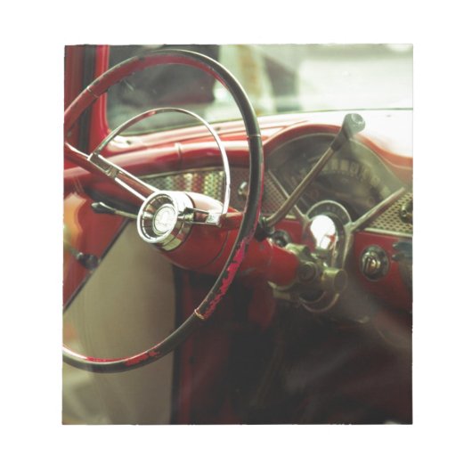 Bloc-note Tableau de bord vintage (Devant)