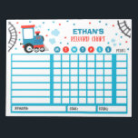 Bloc-note Tableau de récompenses Monster Train Corvées perso<br><div class="desc">Tableau de routine personnalisé des récompenses</div>
