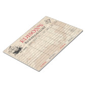 Bloc-note Tableau de récompenses Pirate Map Tâches de nom pe (Incliné)